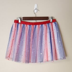 Girls Red, White & Blue Tutu Sz 14-16